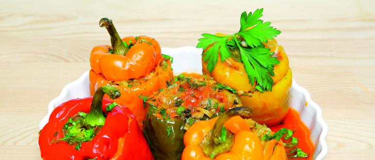 How to cook stuffed peppers according to the classic recipe