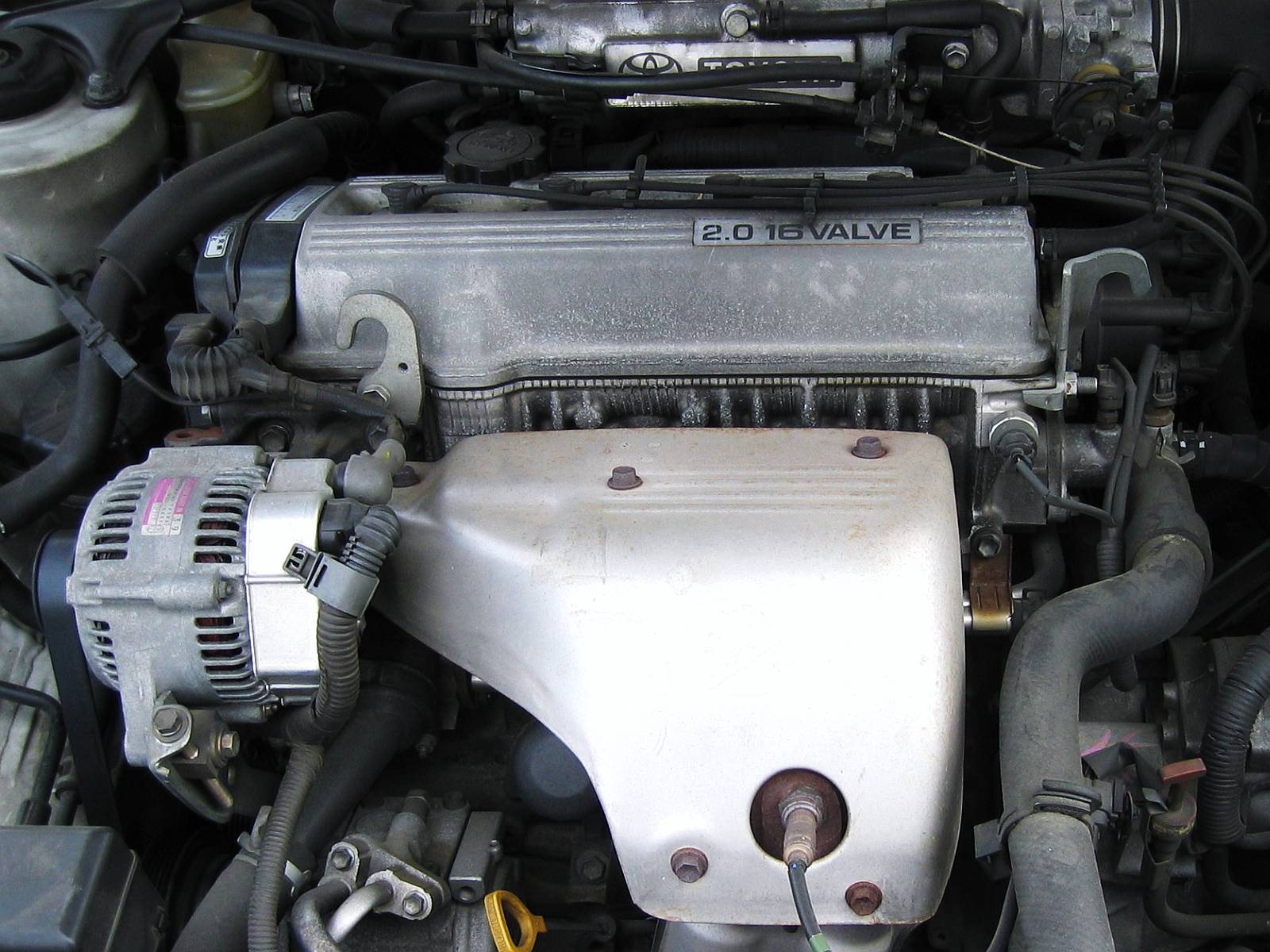 дизельный атмосферный двигатель марки «toyota», модели 2j